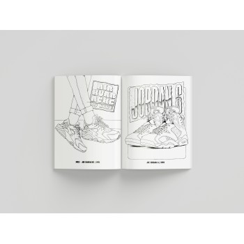 Sneaker Coloring Book Kolorowanka