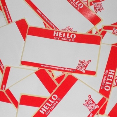 Hello My Name Is 100 Set RED