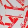 Hello My Name Is 1000 Set RED