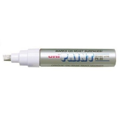 Marker olejny Uni Paint PX-30 Srebrny