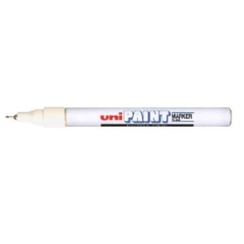 Biały marker olejny Uni Paint PX-203