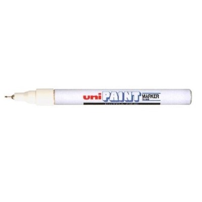 Biały marker olejny Uni Paint PX-203