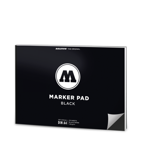 Marker Black Pad A4
