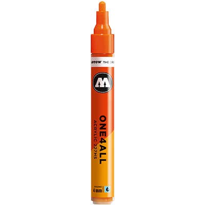 Marker akrylowy Molotow 227HS Neon Orange Fluor 218 4mm