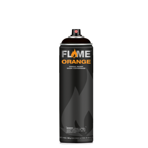 Flame Orange Thick Black 500ml molotow