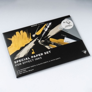 Special Paper Set For Effect Inks A6
