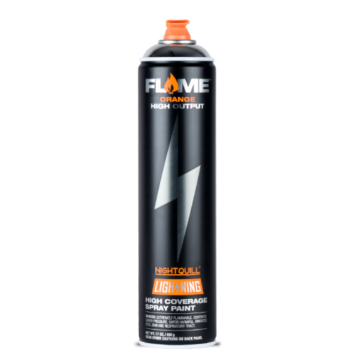 Flame Orange Lighting 600ml Chrome