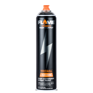 Flame Orange Lighting 600ml Chrome 
