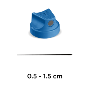 Flame Super Fine blue/grey