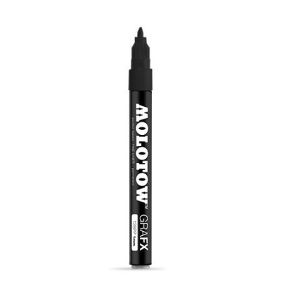 Marker Molotow 128PP Black - czarny marker akrylowy