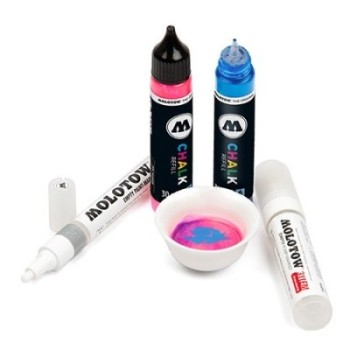 Różowy tusz kredowy Molotow Chalk Refill 30ml