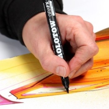 Marker Molotow 128PP Silver z płynną farbą
