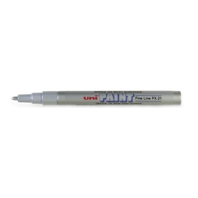 Marker Uni Paint PX-21 Srebrny - Olejowy Pisak