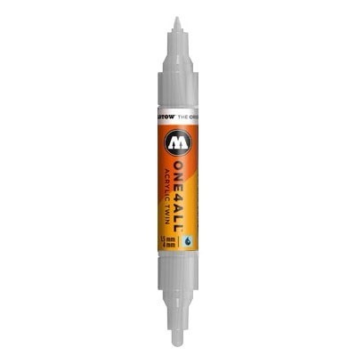 Srebrny marker Molotow One4All Twin Metallic 227