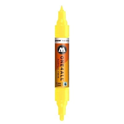 Marker Molotow One4All Twin Neon Yellow Fluo 220