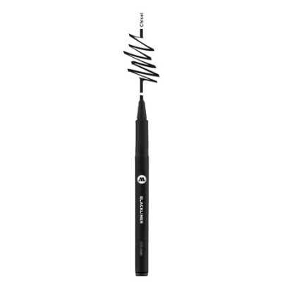 Cienkopis Molotow Blackliner Chisel z ściętą końcówką