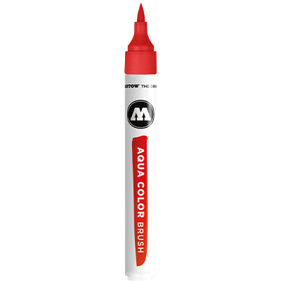 Color Brush Vermillion 005 - Aqua Brush