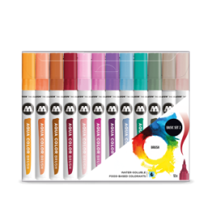 Aqua Color Brush Set 2