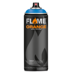 Farba w sprayu Flame Orange FO-518 cream blue Molotow