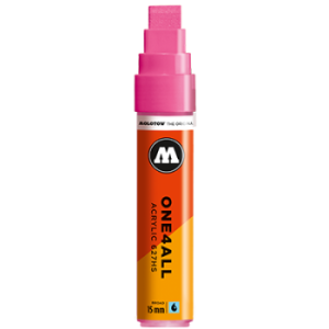 Marker Molotow 627HS Neon Pink 200 15mm na bazie wody