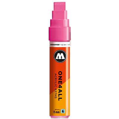 Marker Molotow 627HS Neon Pink 200 15mm na bazie wody