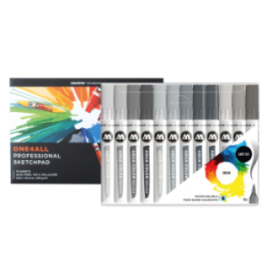 Aqua Color Brush Set 3 + One4All Paper