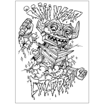 Graffiti Coloring Book 2 KOLOROWANKA