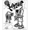 Graffiti Coloring Book 2 KOLOROWANKA