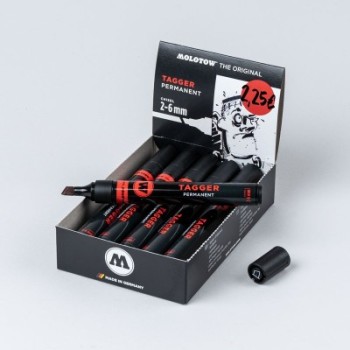Tagger Marker 2-6 Chisel Black 12 sztuk