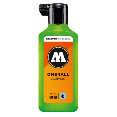 Farba akrylowa Molotow One4All 180ml 219 Neon Green Fluo