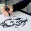 Tagger Marker 4mm Black 12 sztuk
