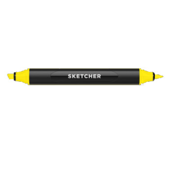 Marker wodny Molotow Sketcher Yellow Y025