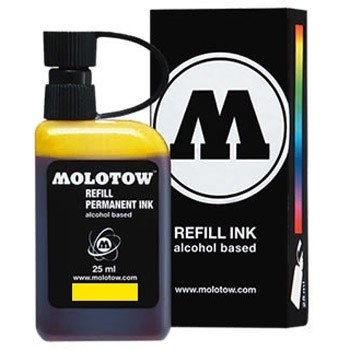 Tusz Molotow 25ml Żółty - Intensywny Kolor do Markerów