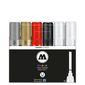 Chalk Marker 4-8mm Basic Set 1  molotow