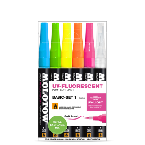 UV Fluorescent Basic Set 1  molotow